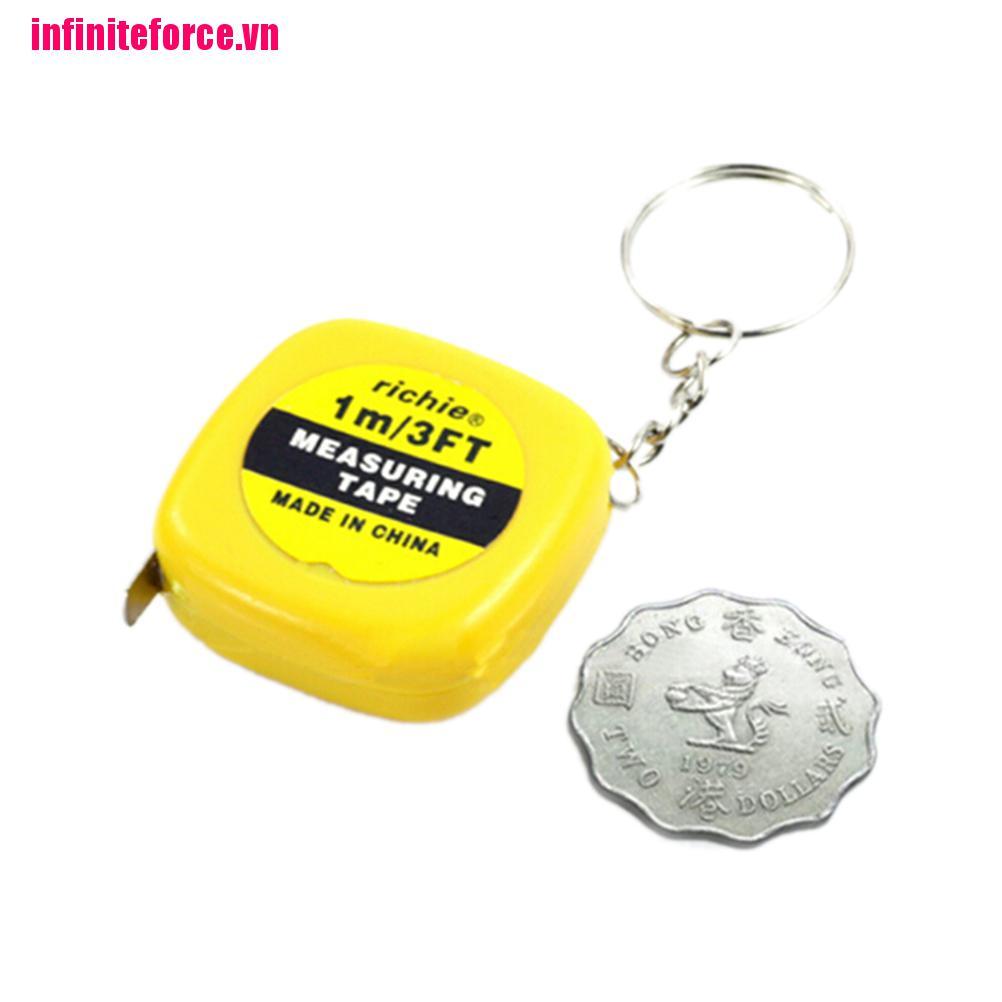 Thước Dây Mini 1m Kèm Chìa Khóa Tiện Dụng