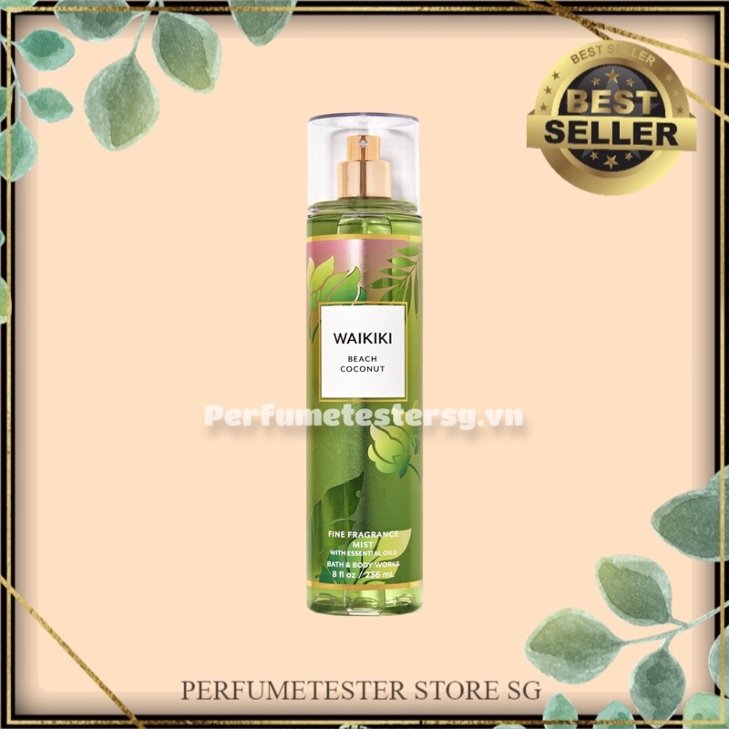 Xịt thơm Bath & Body Works mùi Waikiki Beach Coconut -𝒑𝒆𝒓𝒇𝒖𝒎𝒆𝒕𝒆𝒔𝒕𝒆𝒓