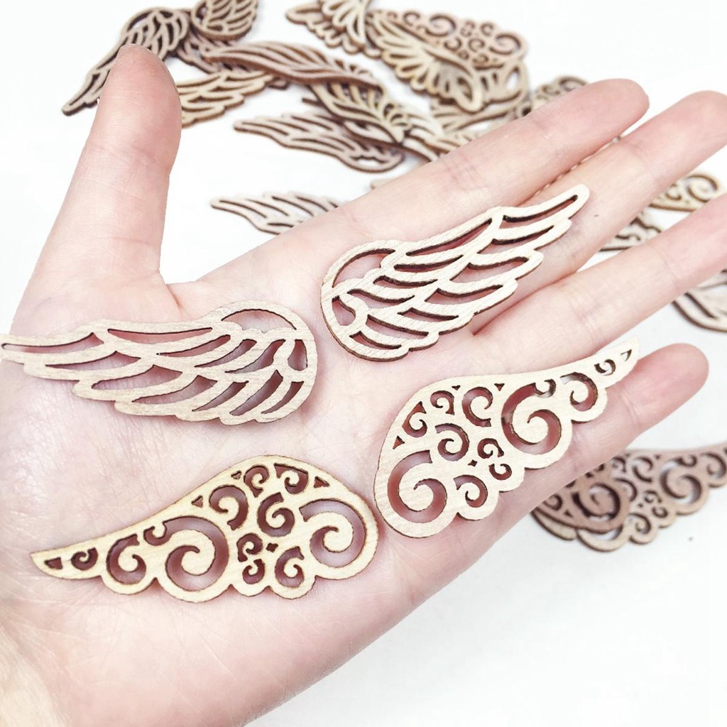 IVORY Phụ Kiện Trang Trí Sổ Tay Bằng Gỗ DIY