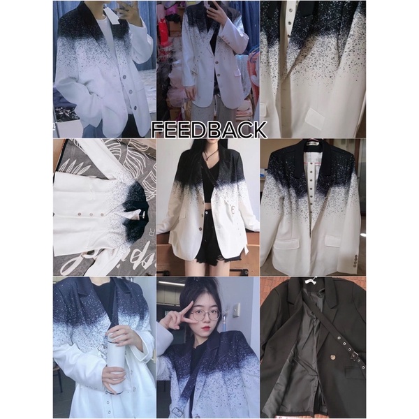 TKLIHN Áo khoác VEST ulzzang Áo khoác BLAZER ULZZANG loang màu HOT FASHION thiết kế ĐỘC LẠ cá tính 2021 KÈM 2 ẢNH THẬT | BigBuy360 - bigbuy360.vn
