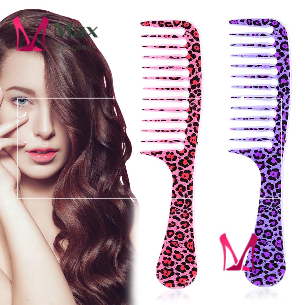 Lược Chải Tóc Bằng Nhựa Răng Thưa Chống Tĩnh Điện Chuyên Dụng