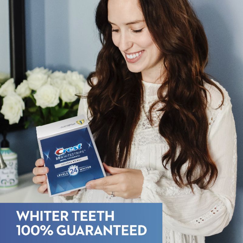 Miếng dán trắng răng CREST 3D WHITESTRIPS Professional Effect/ Briliance White
