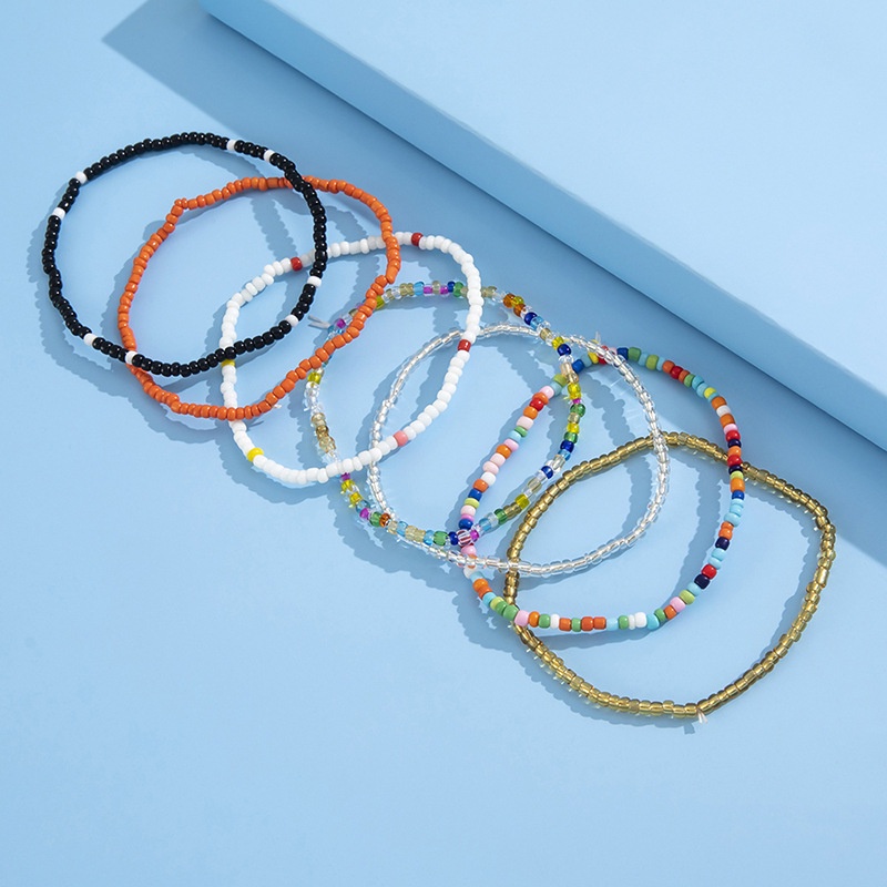 Set 7 Vòng Đeo Chân Phong Cách Bohemian Thời Trang Dành Cho Nữ