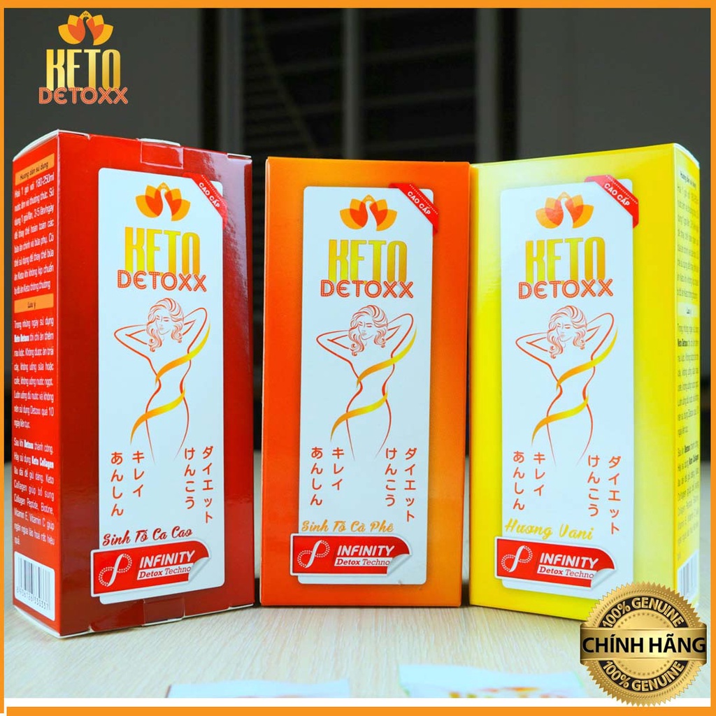 Keto Detox - Sinh tố giảm cân hiệu quả- giảm 2-3 cân trong 5 ngày sử dụng