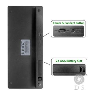 Bàn phím Bluetooth 3.0 cho iMac iPad Android Phone Tablet PC UK
