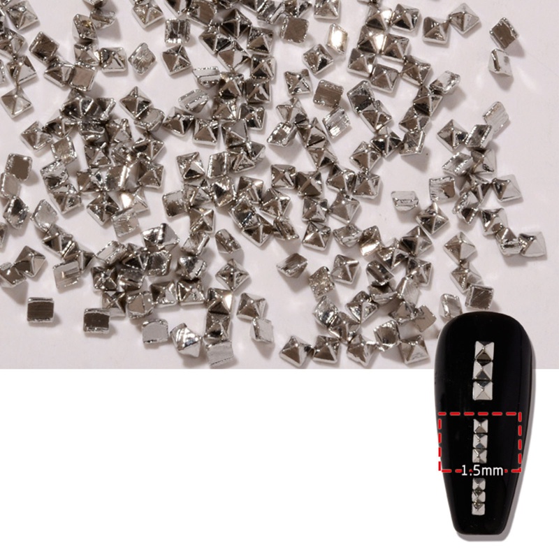 Hộp Phụ Kiện Đinh Tán Trang Trí Móng Tay 3D Bằng Hợp Kim
