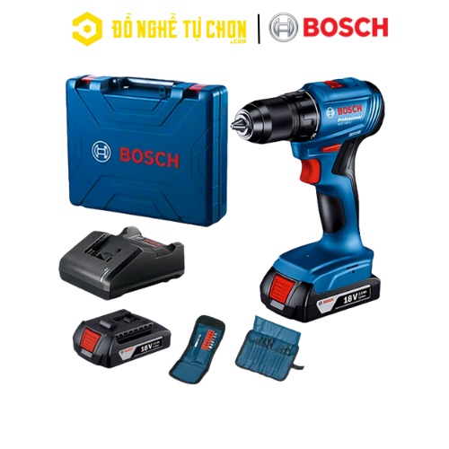 Máy khoan BOSCH GSR 180-LI+PK dùng pin 18V hàng chính hãng giá rẻ