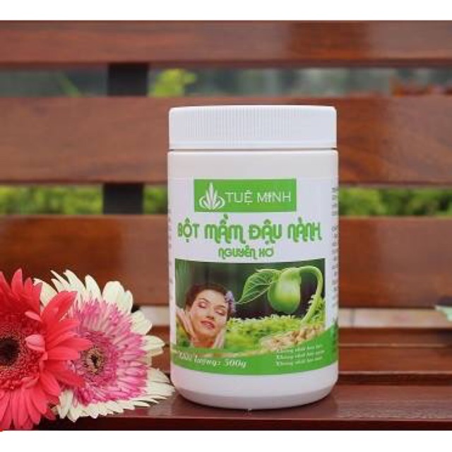 1 Hộp 500g Mầm đậu nành Tuệ Minh 100% nguyên chất