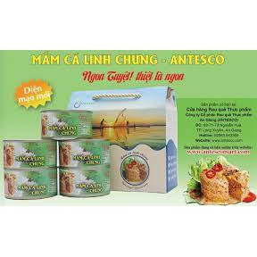 MẮM CÁ LINH CHƯNG đóng hộp 200g thương hiệu ANTESCO (đặc sản AN GIANG)