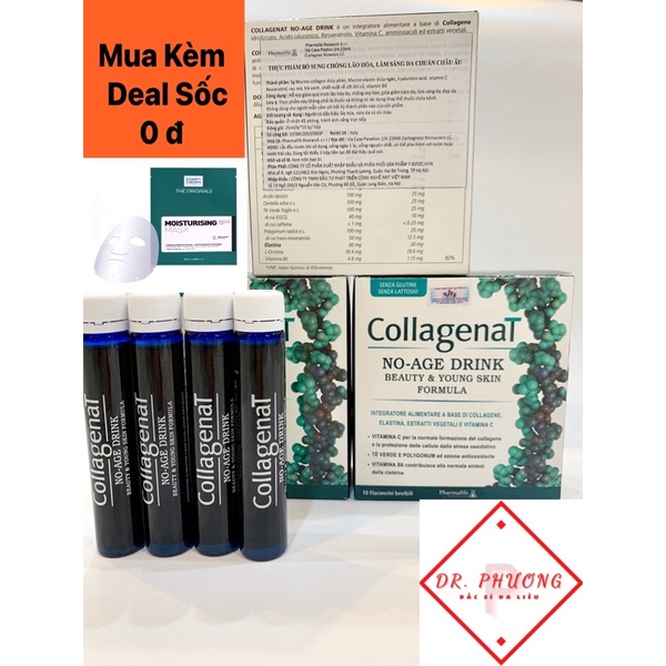 Collagen thuỷ phân chống lão hoá, làm sáng da COLLAGENAT NO-AGE DRINK