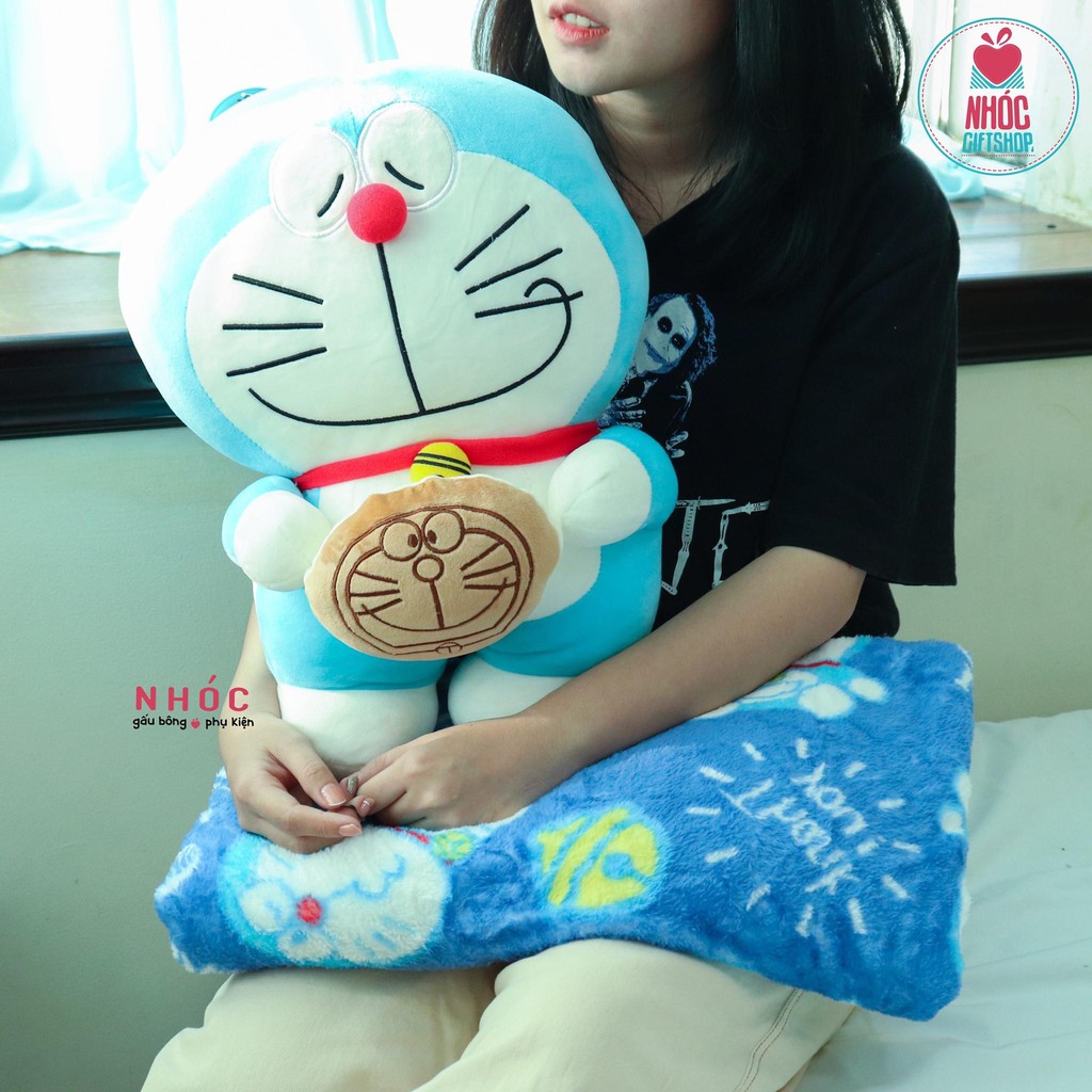 Gối mền Doraemon lông mịn - 45420