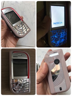 Vỏ Phím Nokia 7610 (Lá Lớn) Hồng Nhạt