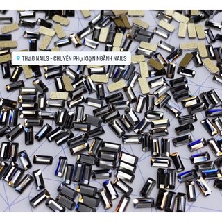 Đá chữ nhật gắn móng ( 100v )