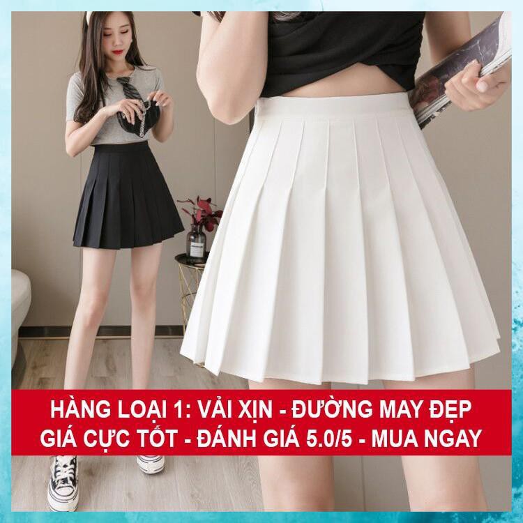 [FreeShip] Chân Váy Xếp Li Ngắn Chữ A Kiểu Tennis Lưng Cao, Váy Xếp Ly Đẹp Cá Tính | BigBuy360 - bigbuy360.vn