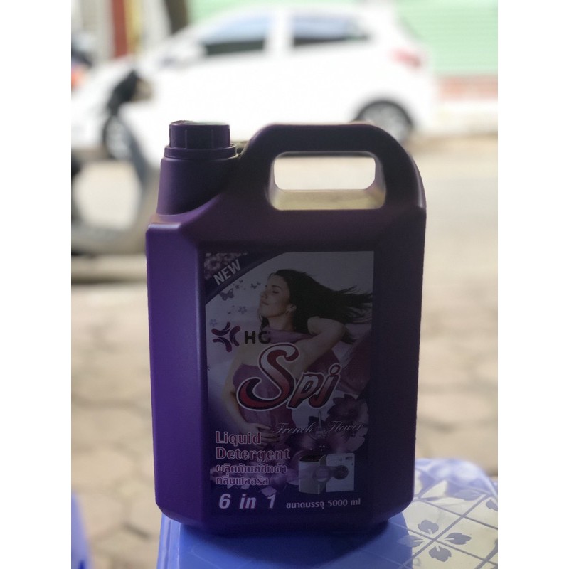 Nước giặt xả quần áo HC-SPj 6in1 Thái lan 5000ml