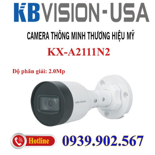 Camera IP hồng ngoại 2.0 Megapixel KBVISION KX-A2111N2 | BigBuy360 - bigbuy360.vn