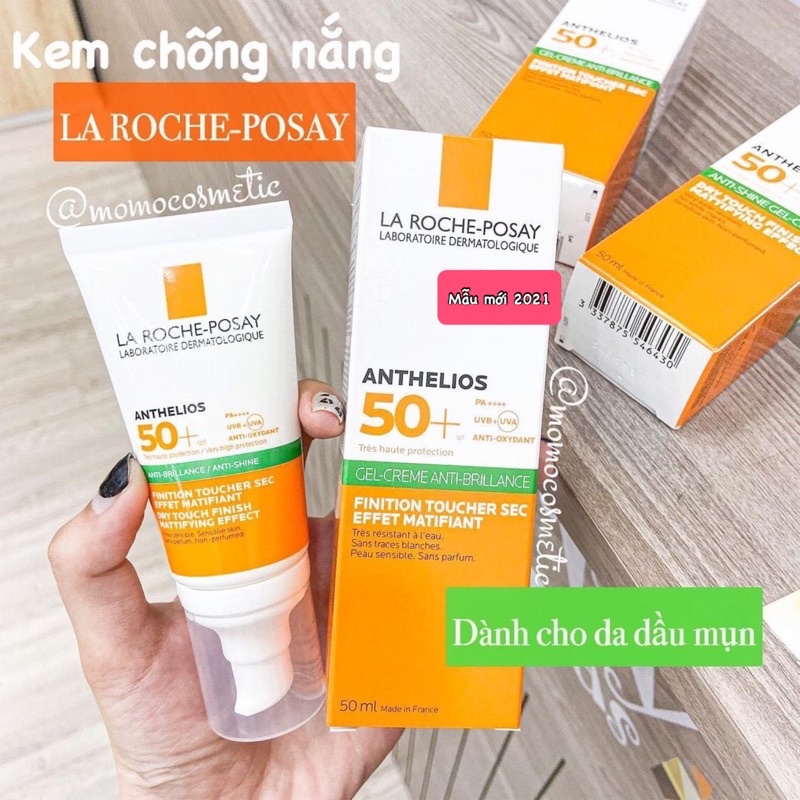 Kem chống nắng LRP Anti Shine Gel Cream SPF50+