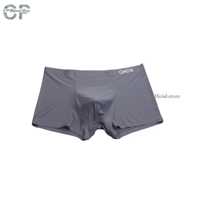 Quần lót nam đùi Boxer Q.men, sịp cao cấp, đúc lụa sữa, không đường may, mát, nhẹ, siêu co giãn.
