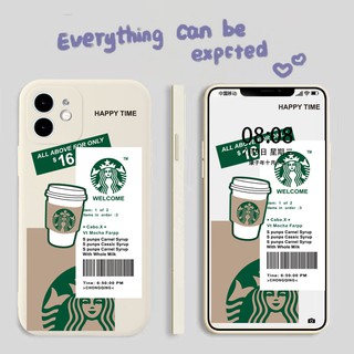 STARBUCKS Ốp Lưng Cao Su Tpu Hình Starbuck Cho Iphone 12 Iphone Xs 11 Pro Max 7 8 7 Plus 8 Plus