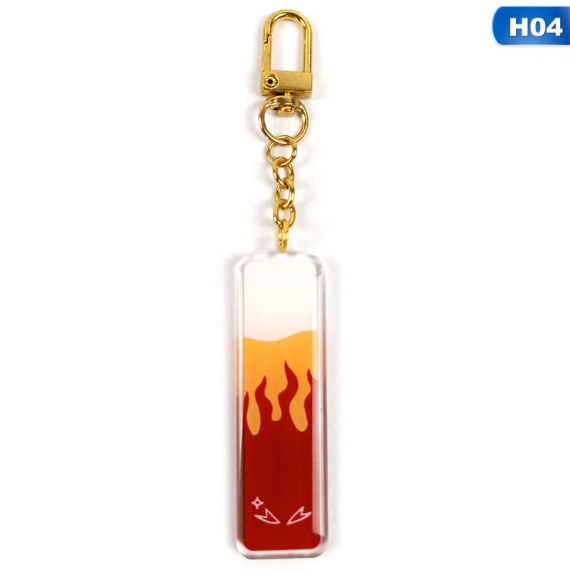 flowersqueen NEW Móc Khóa Gắn Hình Logo Slayer Độc Đáo