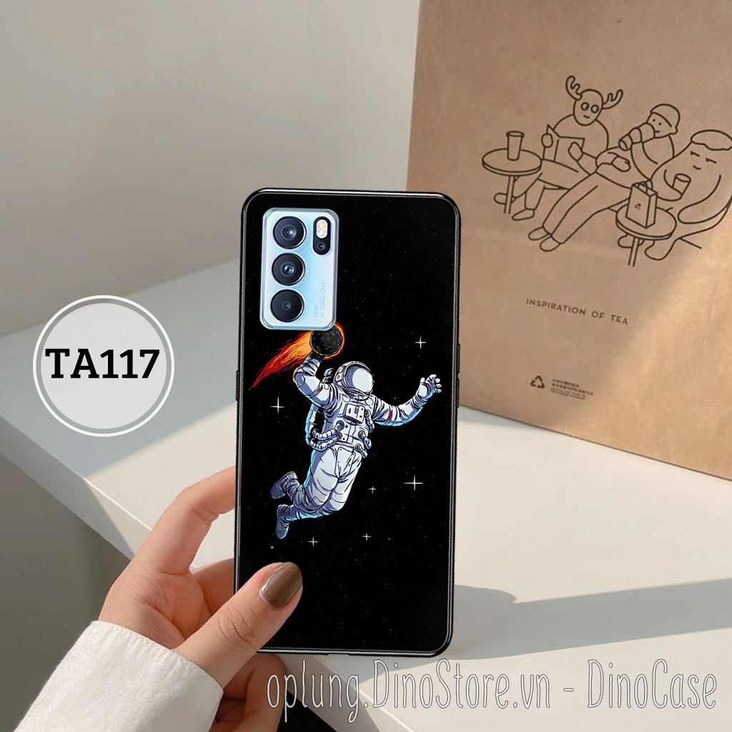 Ốp lưng điện thoại Oppo Reno6 - Reno6 Z 5G - Reno6 Pro 5G -  Ốp lưng Oppo in hình phi hành gia vũ trụ đáng yêu.
