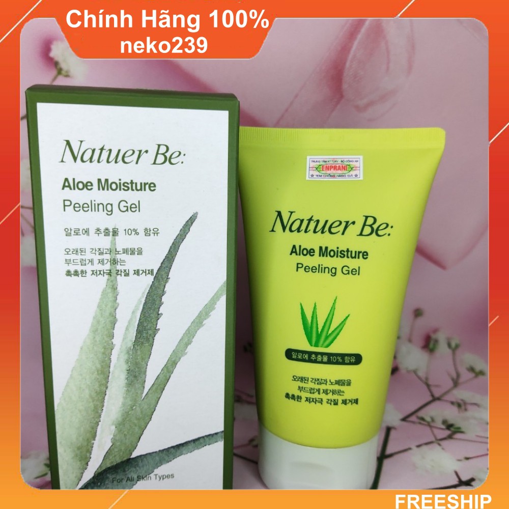 [Chính Hãng] Tẩy da chết lô hội Natuer Be Aloe Moisture Peeling Gel 130ml