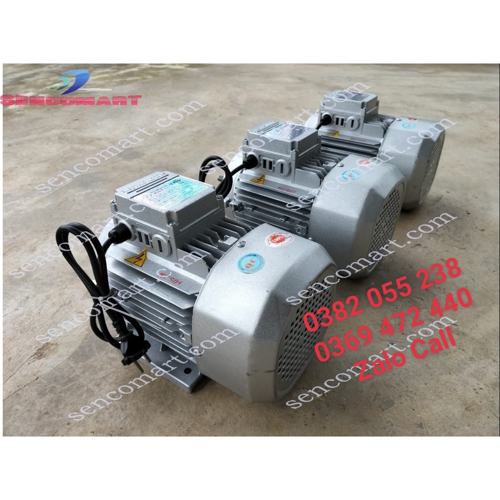 Mô tơ điện 1 pha 220v 1500w  tốc độ 2900v/p, động cơ điện 1 pha khởi động Toàn Phát, đồng Hàn Quốc 100%