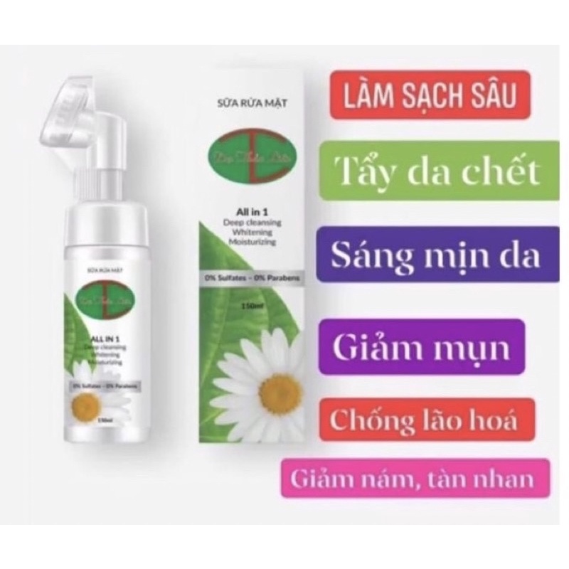 Sữa rửa mặt sáng da sạch mụn Dạ Thảo Liên