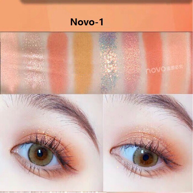 Bảng Mắt Novo Dẹp 9 Ô Soft Eye Shadow Smooth Texture MXx