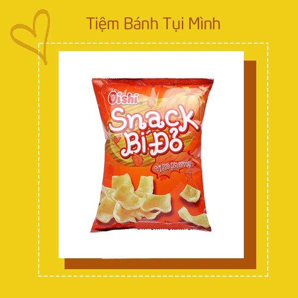 Bánh snack bí đỏ tình đỏ bạc 42g