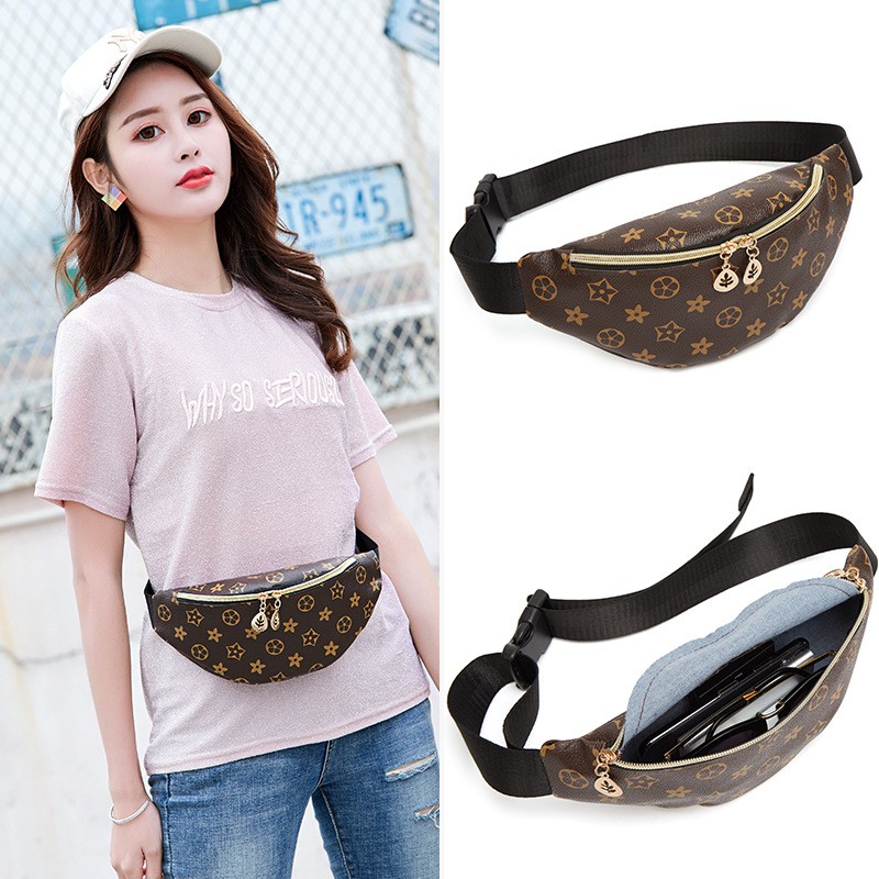 Túi Bao Tử Đeo Chéo Bằng Da