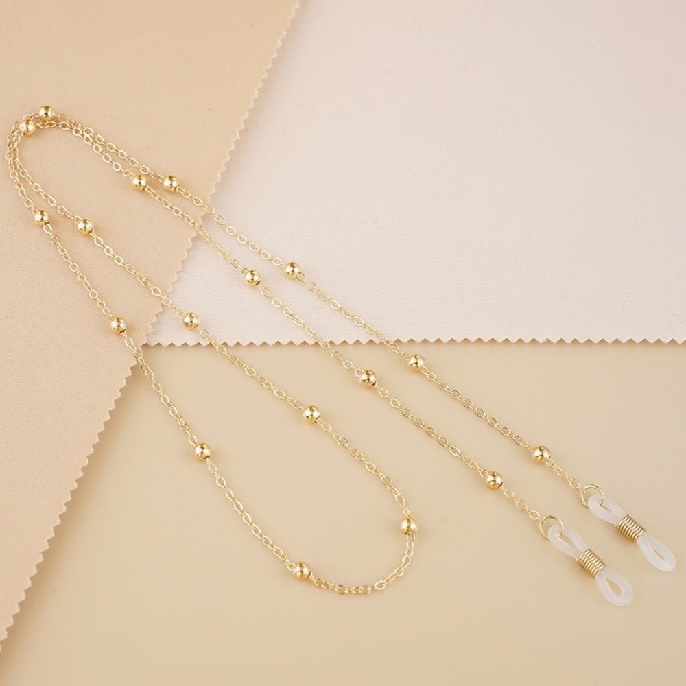 Dây Chuỗi Đeo Mắt Kính Hình Bướm Đính Ngọc Trai Thời Trang Gợi Cảm Cho Nữ