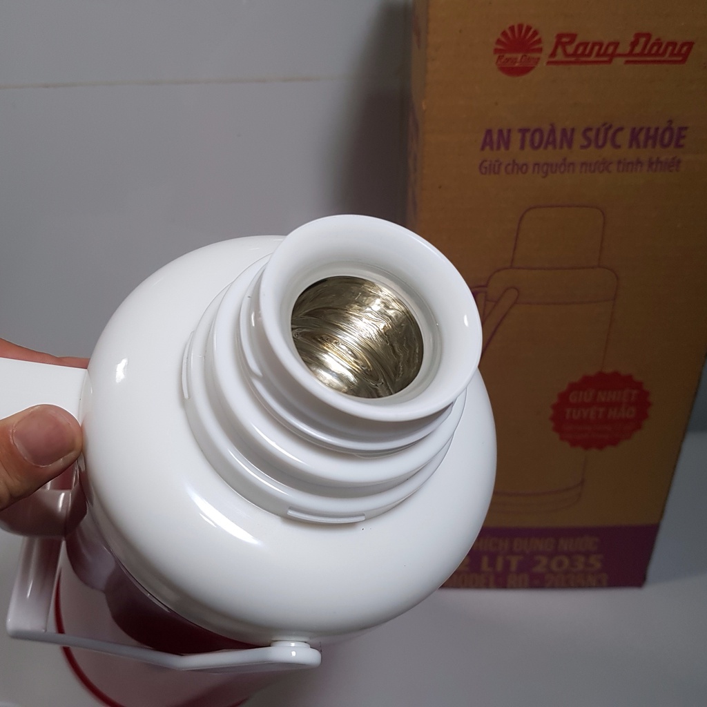 Phích đựng nước nóng 2 lít Rạng Đông cao cấp, Bình thuỷ giữ nhiệt, Model: RD 2035 N3