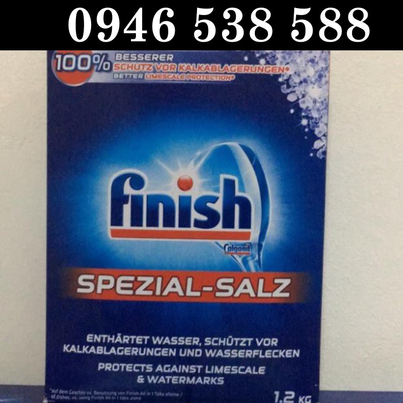 Combo 2 gói Muối rửa bát Finish 1.2kg