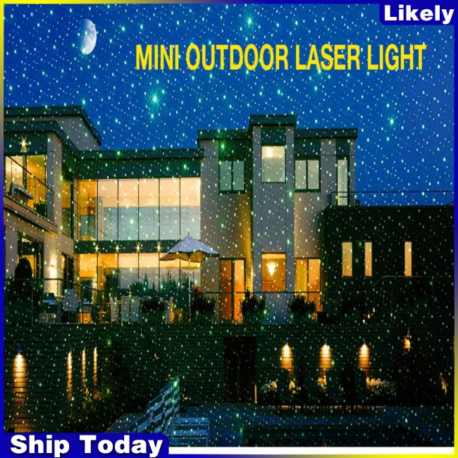Đèn Chiếu Laser Trang Trí Sân Vườn / Ngoài Trời
