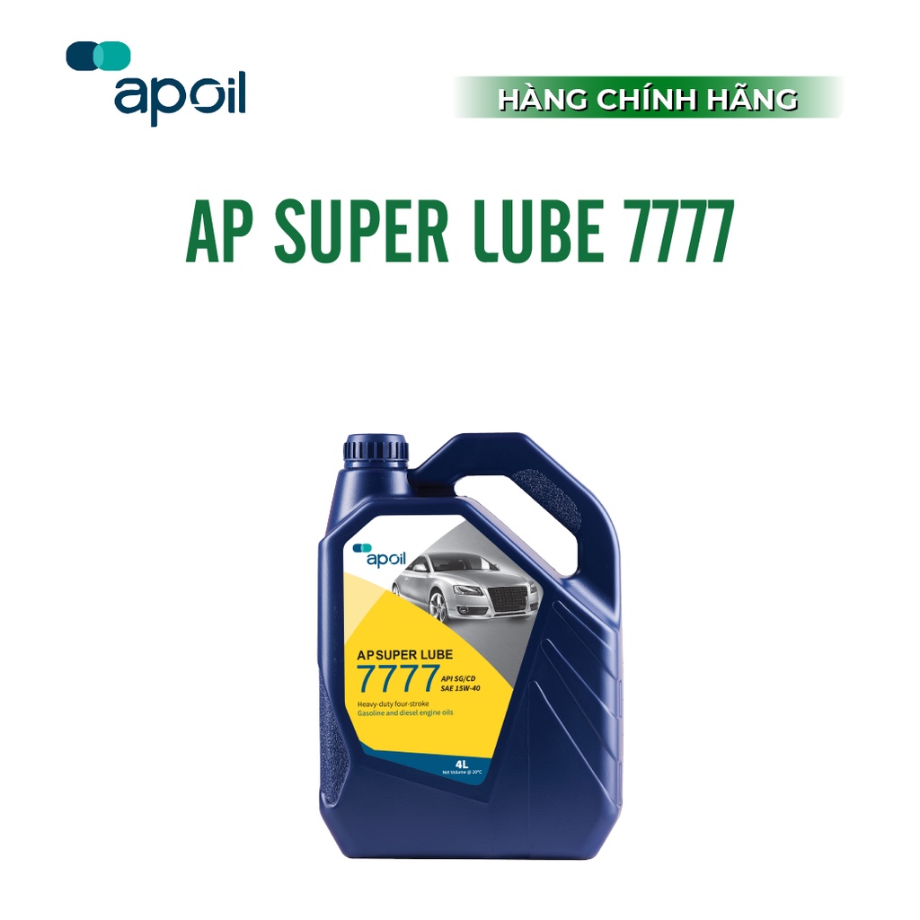 Dầu nhớt ô tô AP SUPER LUBE 7777 SG/CD 15W-40