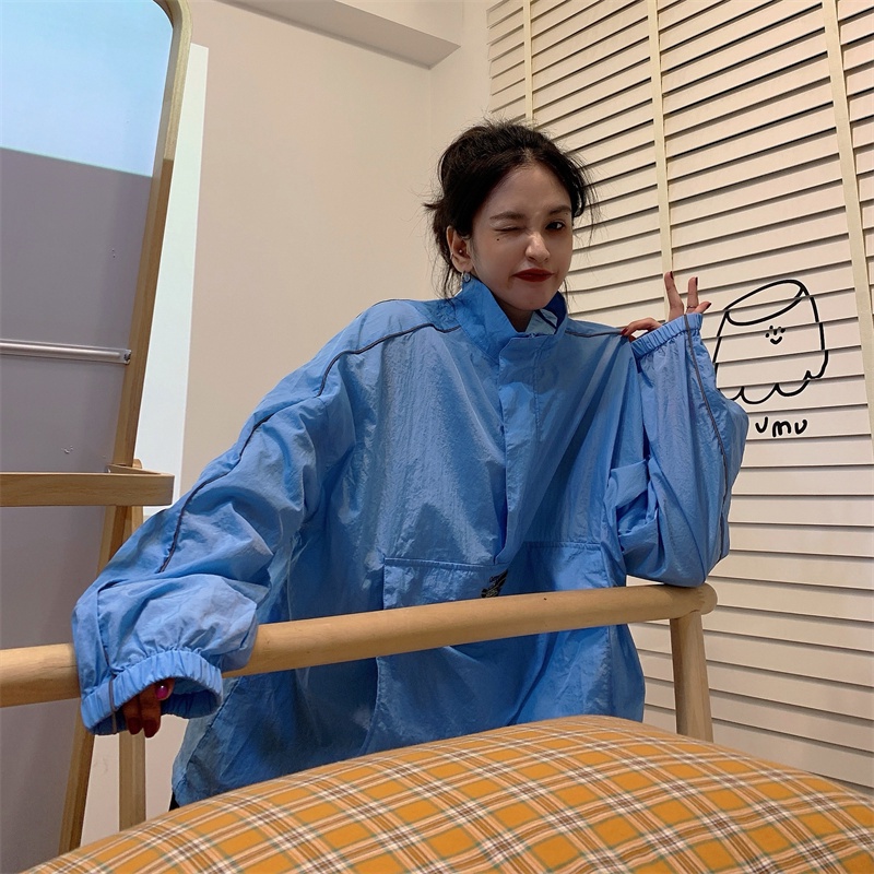 【ZHELIHANGFEI】Áo Khoác Chống Nắng Dài Tay Dáng Rộng Thoáng Khí Chất Lượng