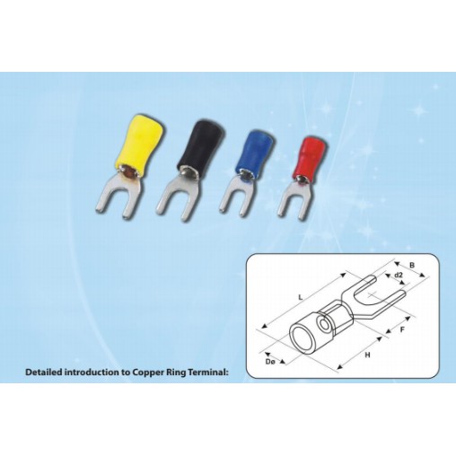 Cos chĩa chữ Y phủ nhựa SV 2-3, SV 2-4 - combo 100 cái