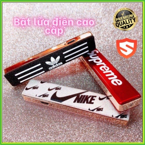 Bật -Lửa Thanh Trượt Sạc điện Usb Supre-me đủ loại Fullbox.