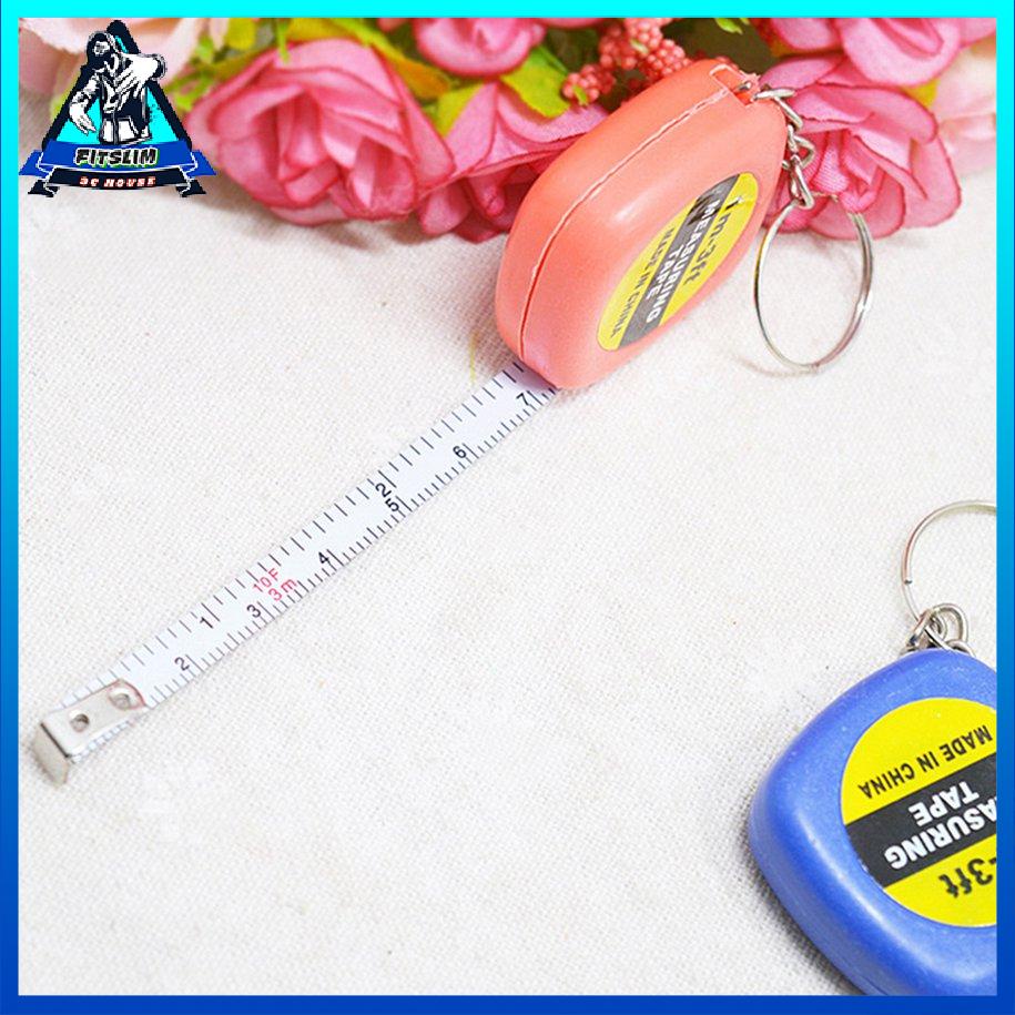 Keychain Keyring Tool Phổ biến Mini đo Tape Keychain cầm tay