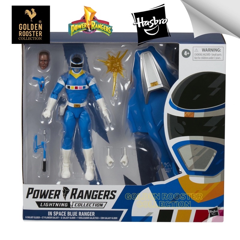 Mô hình nhân vật Hasbro Power Rangers Lightning Collection In Space Blue Ranger & Galaxy Glider Figure