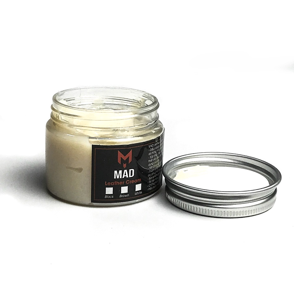Xi kem đánh giày MAD Leather Cream 50ml chăm sóc và vệ sinh các sản phẩm về da cao cấp chính hãng