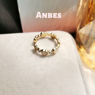 Nhẫn bạc Trái Tim đính đá Anbes.accessories