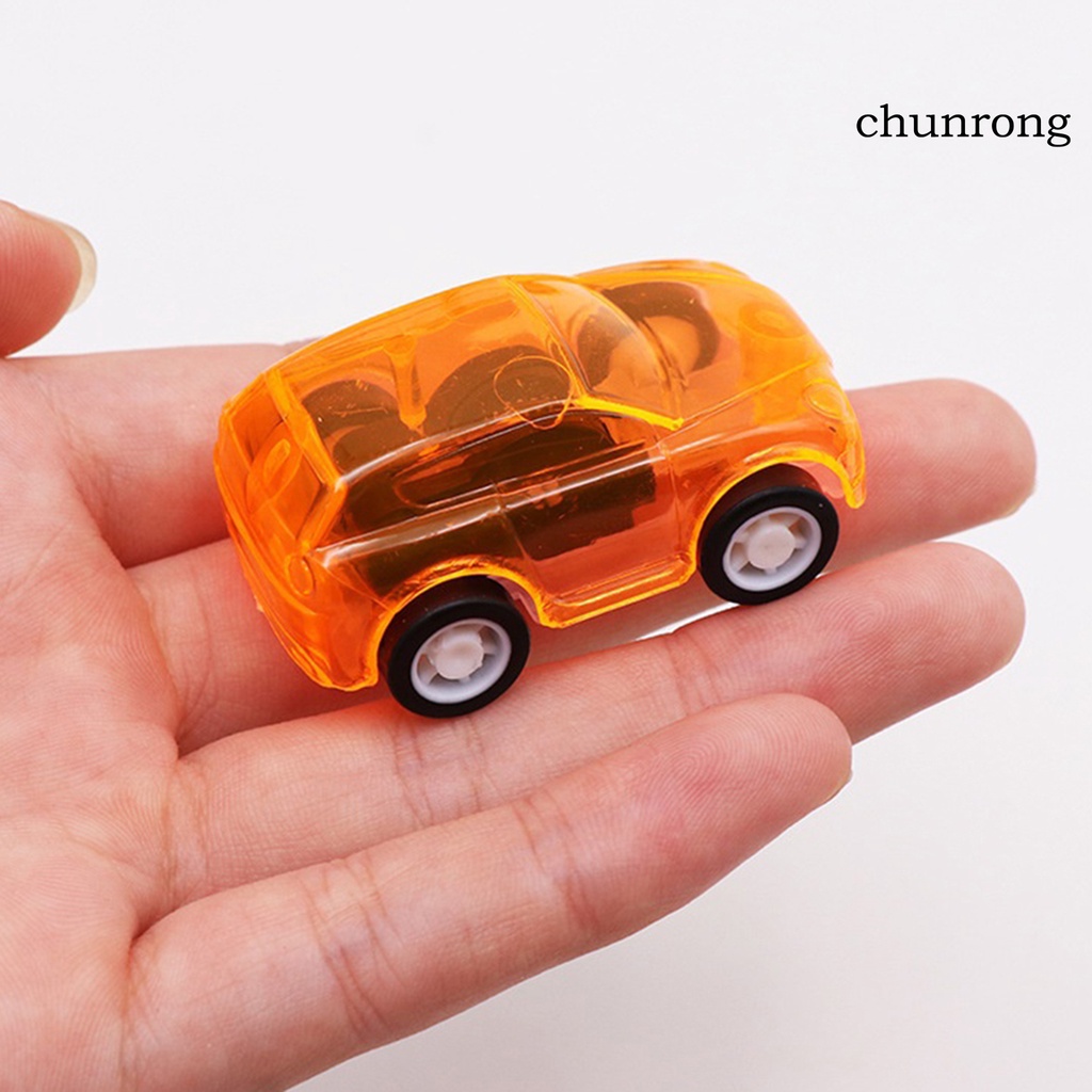 Cr Mô Hình Xe Hơi Đồ Chơi Mini Bằng Nhựa Trong Suốt Dễ Thương Cho Bé