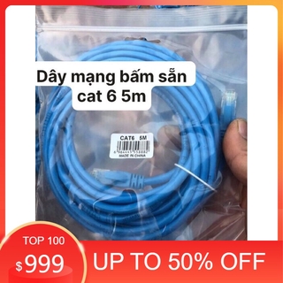 Dây Mạng Bấm Sẵn 2 Đầu Dài 3M 5M Cat 6E - Dây Mạng Internet - Dây Cap Mạng Lan