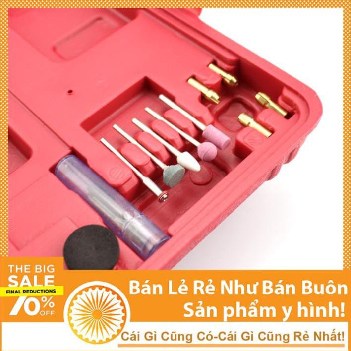 Bộ Máy Khoan, Mài Mini Đa Năng Cầm Tay - Khoan Hộp Đỏ Chất Lượng Cao - NTHN