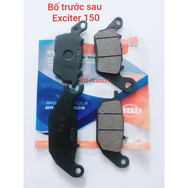 Bố thắng trước + sau Exciter 150 Recto, thái lan