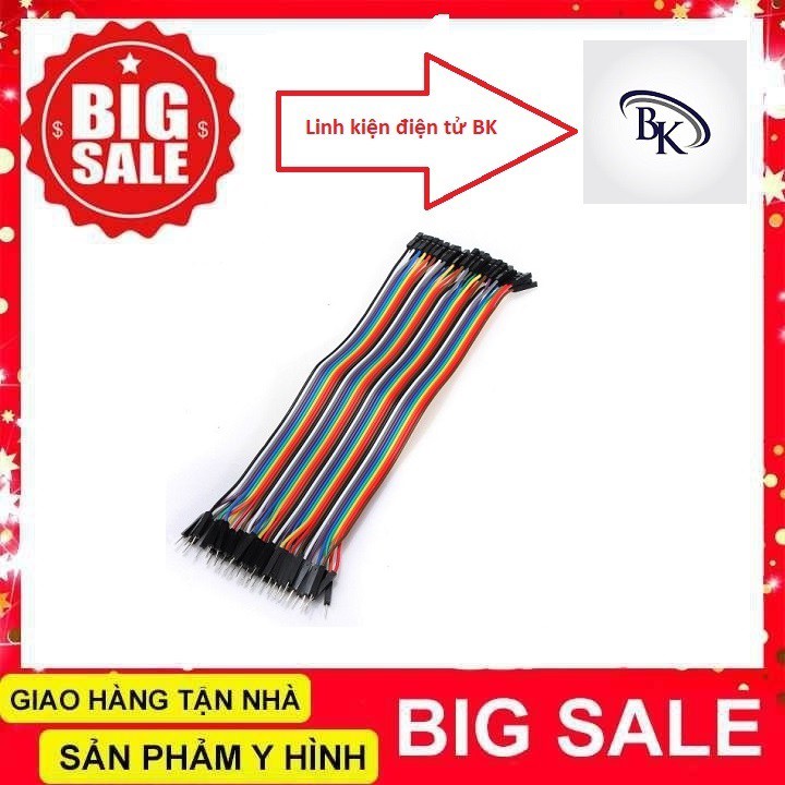 dây câu mạch 40P 20CM (Đực - Cái, Đực - Đực, Cái - Cái) dây cắm mạch dây cắm test board