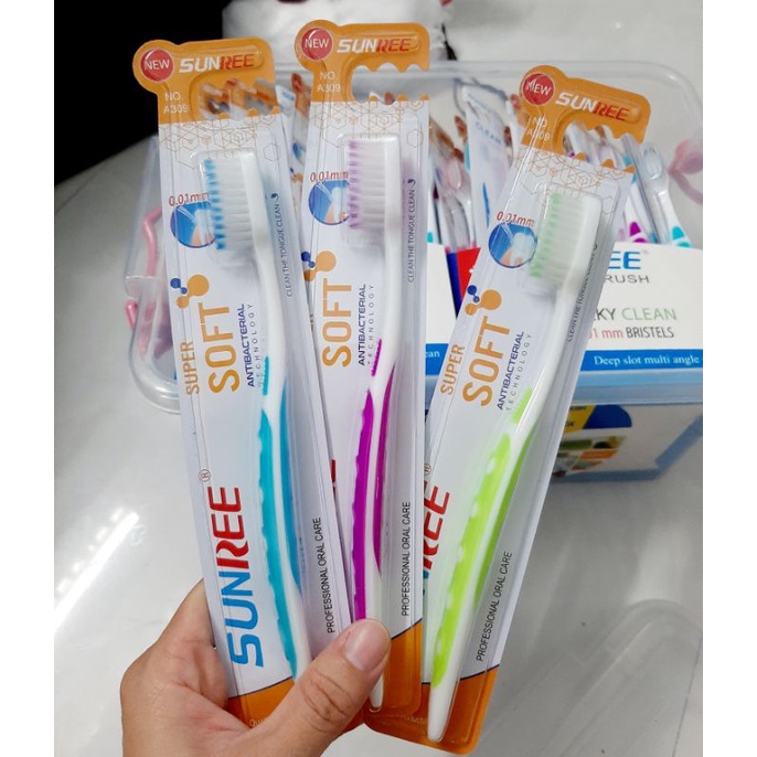 Set 5 Bàn Chải Đánh Răng Suree của Thái