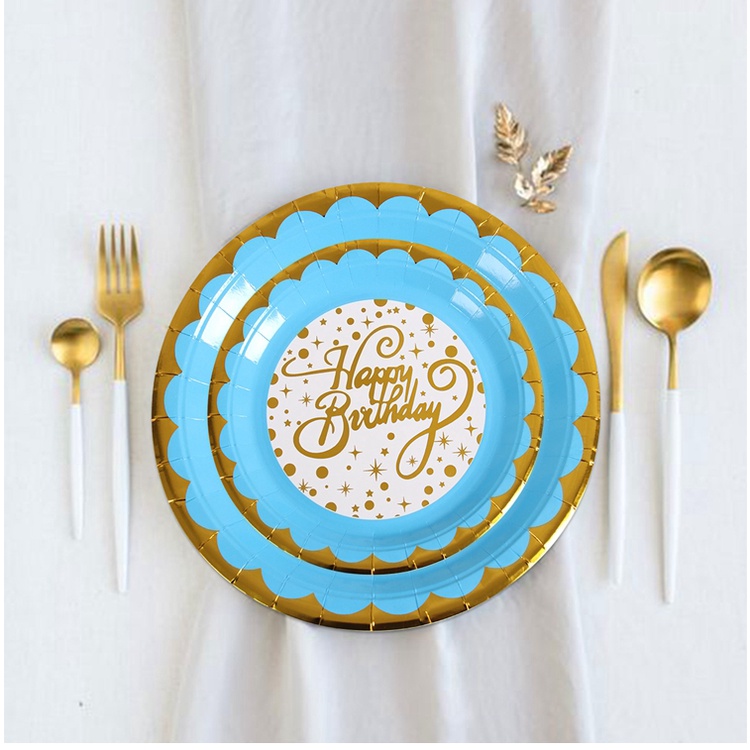 Bộ dụng cụ bàn ăn dùng một lần cho tiệc sinh nhật